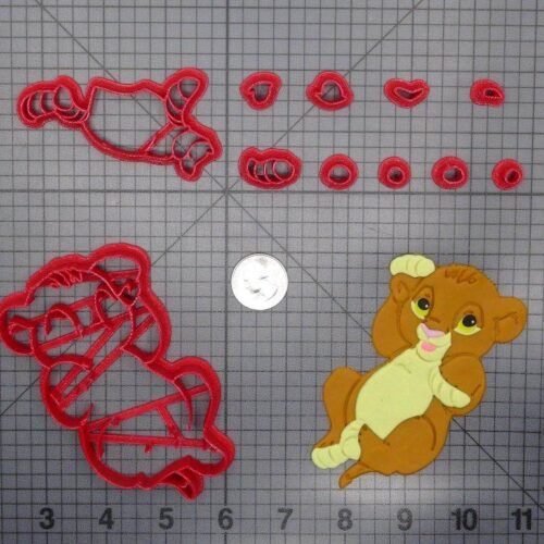 Lion King - Simba Baby Body 266-E409 Cookie Cutter Set