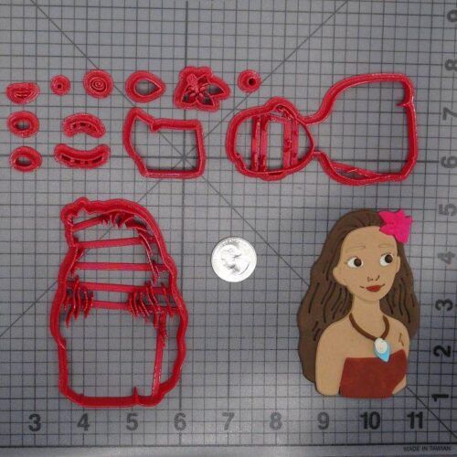Moana 266-E772 Cookie Cutter Set
