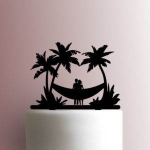Palm Tree with Hammock 225-A325 Cake Topper