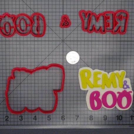 Remy and Boo Logo 266-E701 Cookie Cutter Set
