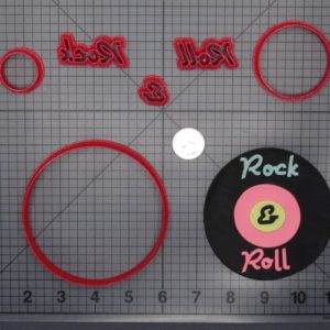 Rock and Roll Record 266-E287 Cookie Cutter Set