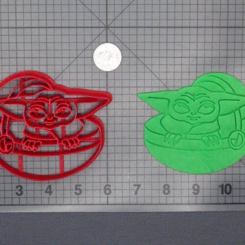 Star Wars The Mandalorian - Baby Yoda in Pod 266-E614 Cookie Cutter