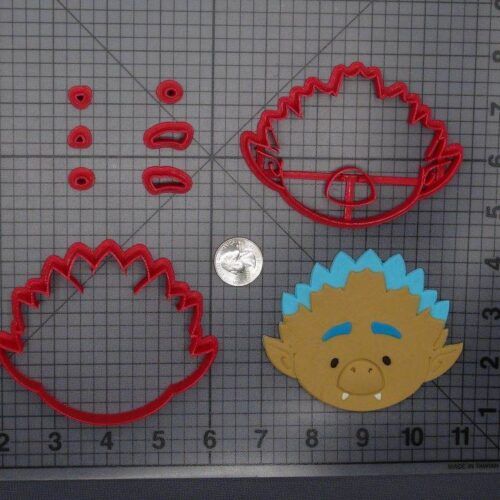 Super Monsters - Spike Gong Head 266-E714 Cookie Cutter Set