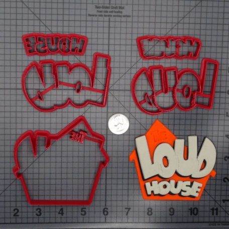 The Loud House Logo 266-E694 Cookie Cutter Set