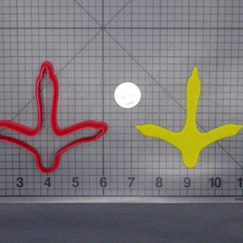Turkey Foot Print 266-E309 Cookie Cutter Silhouette