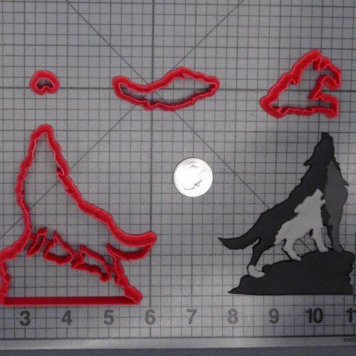 Wolf Pack Howling 266-E192 Cookie Cutter Set