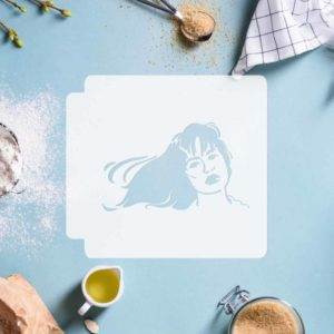 Selena Singer Head 783-D098 Stencil