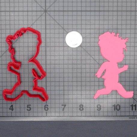 Baby Girl Running 266-E835 Cookie Cutter Silhouette