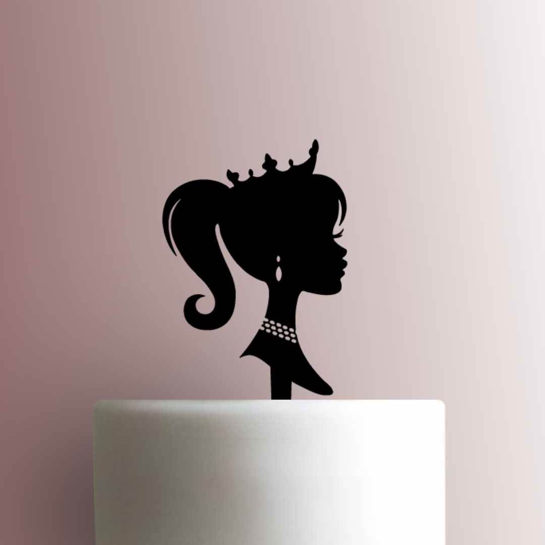 Barbie Cake Topper & Head Silhouette 