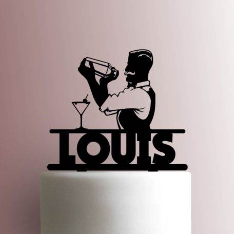 Bartender 225-A407 Custom Cake Topper