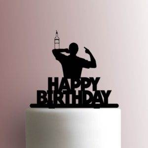 Bartender Happy Birthday 225-A408 Cake Topper