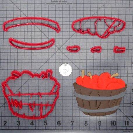Basket of Apples 266-E661 Cookie Cutter Set
