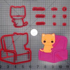Cat Scratching Couch 266-E401 Cookie Cutter Set