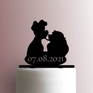 Custom Lady and The Tramp 225-A427 Cake Topper