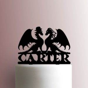 Dragon Wedding 225-A398 Custom Cake Topper