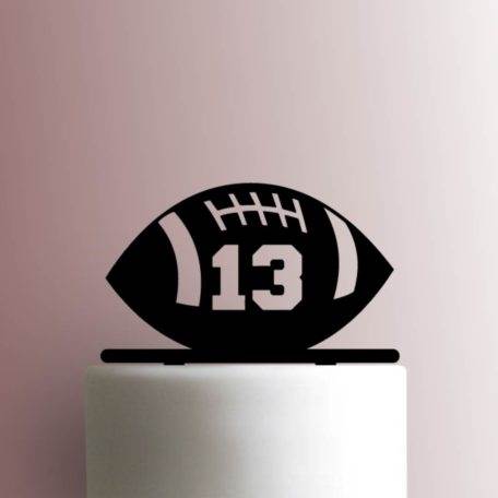 Football Number 225-A388 Custom Cake Topper