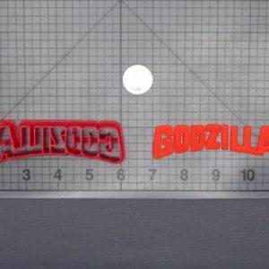 Godzilla Logo 266-E991 Cookie Cutter