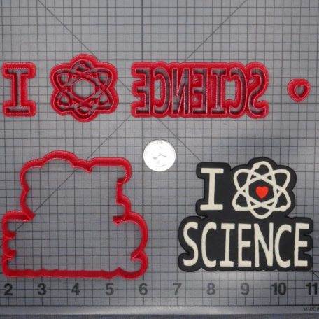 I Love Science 266-E476 Cookie Cutter Set