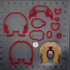 Komondor Dog Head 266-E063 Cookie Cutter Set