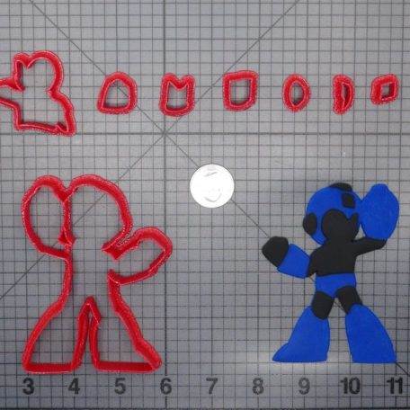 Mega Man Body 266-E531 Cookie Cutter Set