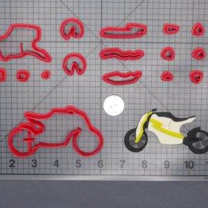 Motorcycle 266-E866 Cookie Cutter Set