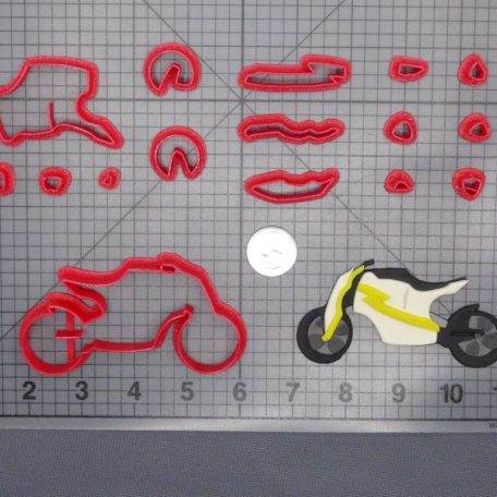Motorcycle 266-E866 Cookie Cutter Set