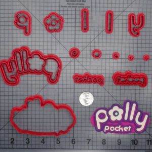 Polly Pocket Logo 266-E358 Cookie Cutter Set