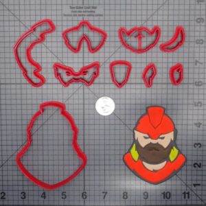 Spartan Warrior Head 266-E480 Cookie Cutter Set