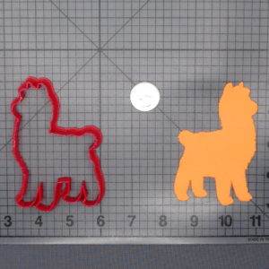 Alpaca Body 266-F249 Cookie Cutter Silhouette