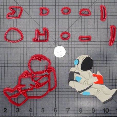 Astronaut Reading Body 266-F226 Cookie Cutter Set
