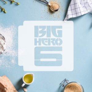 Big Hero 6 Logo 783-D580 Stencil