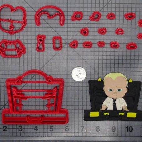 Boss Baby in Briefcase 266-F451 Cookie Cutter Set