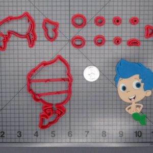 Bubble Guppies - Gil Body 266-F322 Cookie Cutter Set