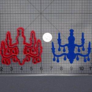 Chandelier 266-F424 Cookie Cutter Silhouette