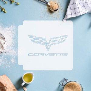 Corvette Logo 783-D563 Stencil