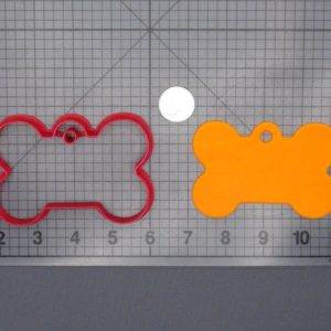 Dog Tag Bone 266-F318 Cookie Cutter