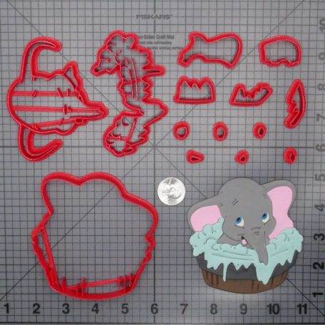 Dumbo in Bath 266-F157 Cookie Cutter Set