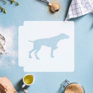 German Pointer Dog Body 783-D467 Stencil