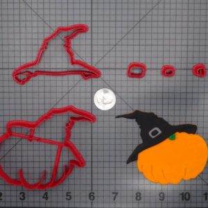 Halloween - Pumpkin with Witch Hat 266-F558 Cookie Cutter Set