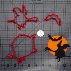 Halloween - Witch on Broom 266-F513 Cookie Cutter Set