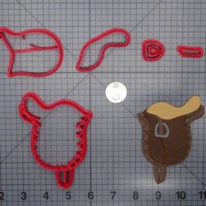 Horse Saddle 266-F334 Cookie Cutter Set