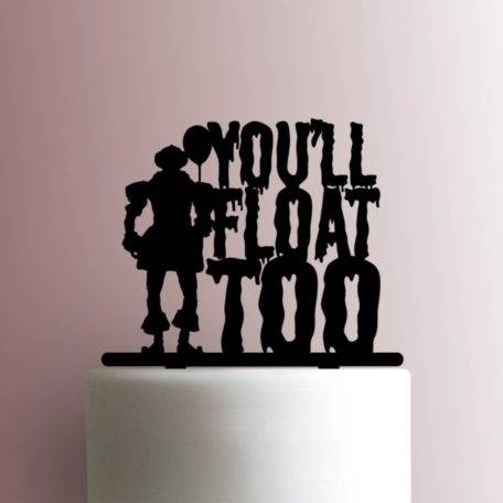 It - Pennywise You'll Float Too 225-A436 Cake Topper