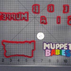 Muppet Babies Logo 266-F397 Cookie Cutter Set
