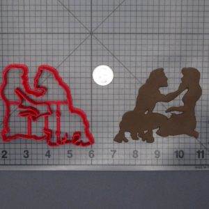 Tarzan and Jane 266-F421 Cookie Cutter