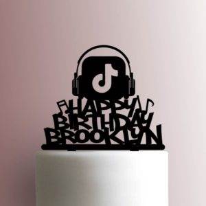 Tik Tok Happy Birthday 225-A405 Custom Cake Topper