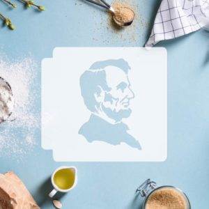 Abraham Lincoln Head 783-E205 Stencil