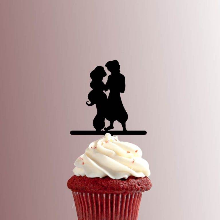 Aladdin and Jasmine 228-425 Cupcake Topper