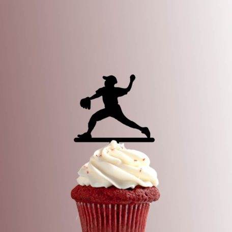 Baseball Player 228-426 Cupcake Topper