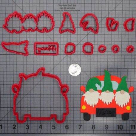 Christmas - Gnomes in Truck 266-F721 Cookie Cutter Set