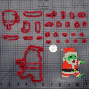 Christmas - Santa Claus Zombie Body 266-F752 Cookie Cutter Set